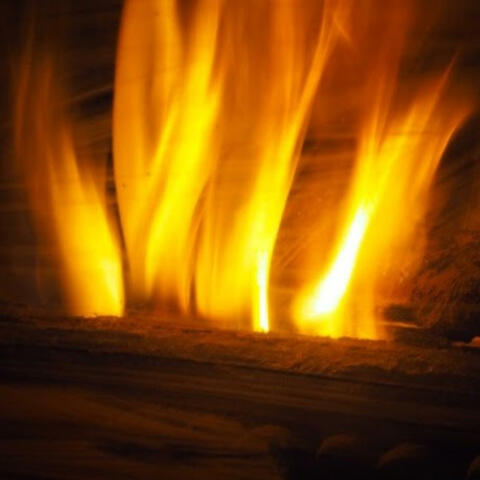 To the fire