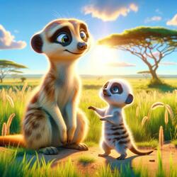 Las Suricatas (Suricata suricatta) Canción para Niños [Educacional]