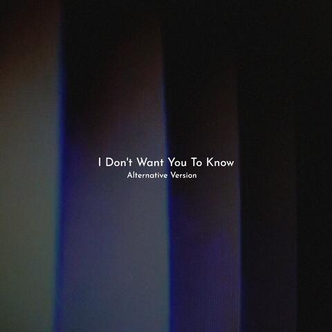 I Don't Want You To Know (feat. Lucia Gonzalo) [Alternative Version]