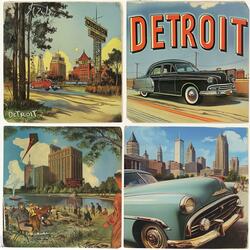 Walking Around In Detroit