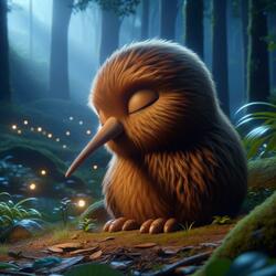 Sleepy Kiwi Bird Lullaby (Apteryx)
