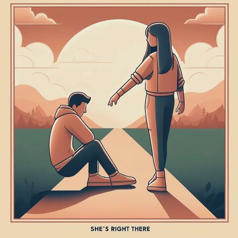 right there