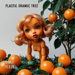Plastic orange tree