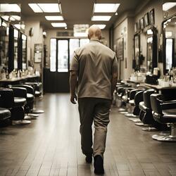 I left The Barber Lonely