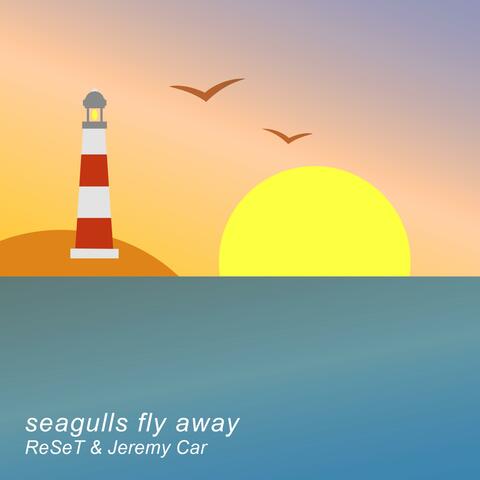 seagulls fly away