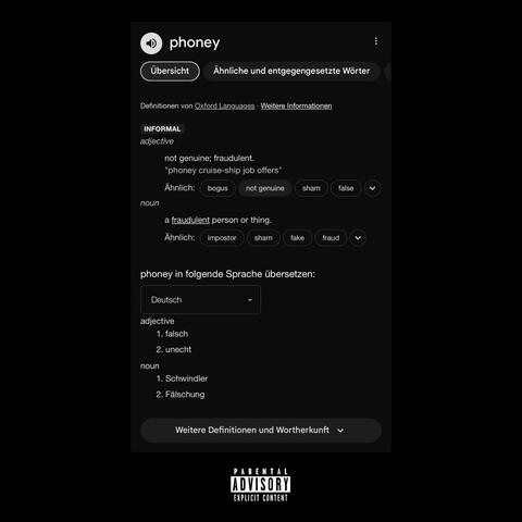 PHONEY WAYS