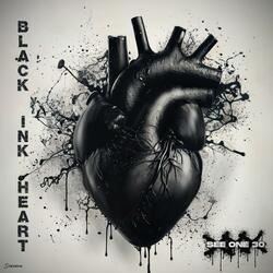 BLACK INK HEART
