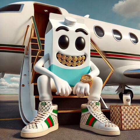 Sippin' milk on my jet