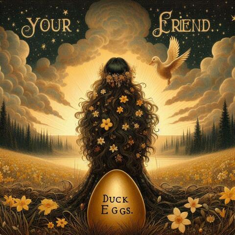 duck eggs.