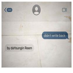 didnt write back
