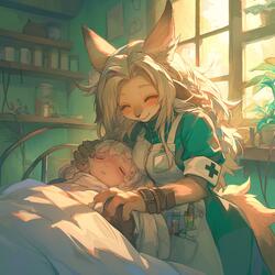 Suspiciously Furry Healer's House (Anna, Hers Name)