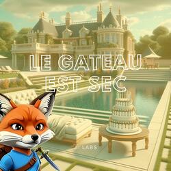Le gâteau est sec
