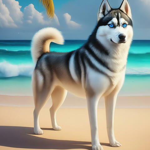 The Beach Ain't for a Husky