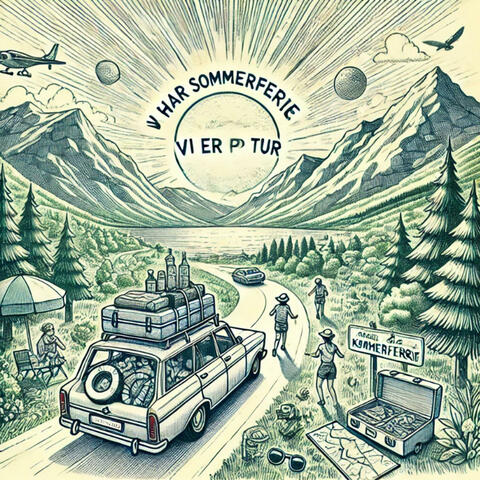 Vi har sommerferie, vi er på tur