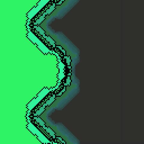 The layers of a clover's shadow