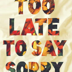 It's too late to say you're sorry