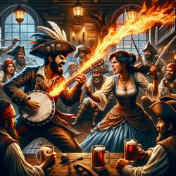 Don't Piss In My Saloon, Ye Dirty Ol Banjo Pirate