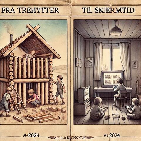 Trehytter til skjermtid