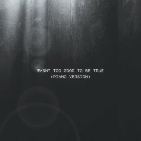 wasn't too good to be true (Piano Version)