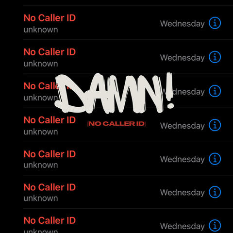 DAMN! (No Caller ID)