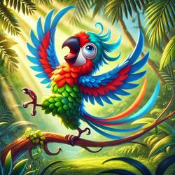Parrots Dancing
