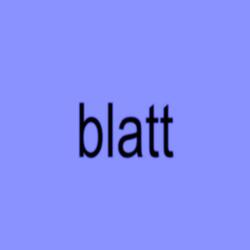 blatt