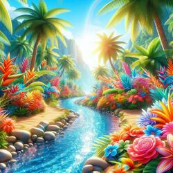 Tropical Oasis Stream Vibes