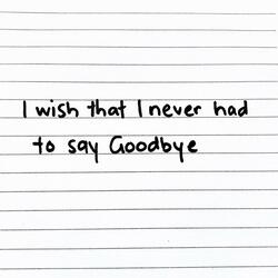Goodbye