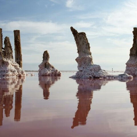 Salt pillars