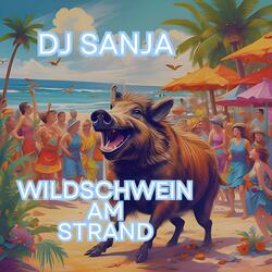 Wildschwein am Strand