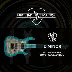 Melodic Modern Metal Backing Track in D Minor