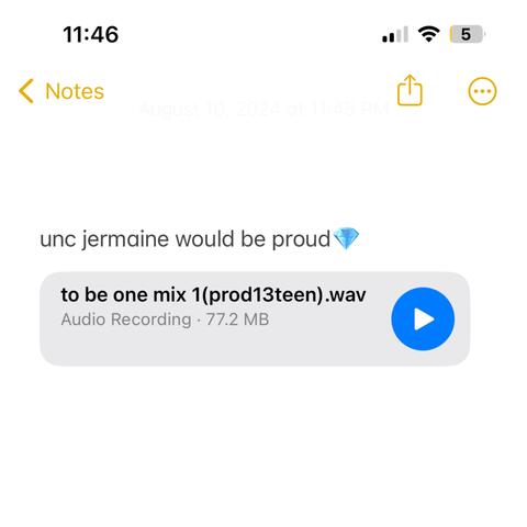 to be one (freestyle)