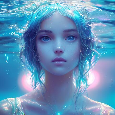 under water