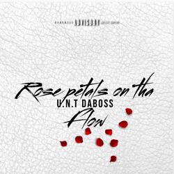 Rose petals on the flow
