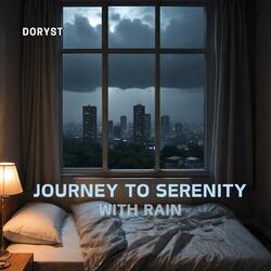 1 Hour, Journey To Serenity With Rain, Soft Rain Sleep, Piano Chill