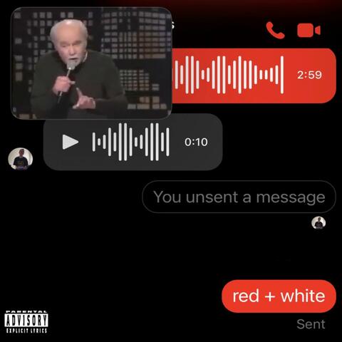 red + white
