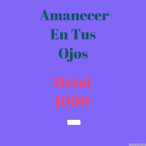 Amanecer En Tus Ojos