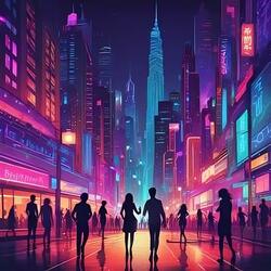 Dancing in Neon Lights