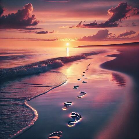 Footsteps in the sand
