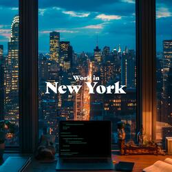 Work in New York (Keyboard Typing Sounds, City Ambience)