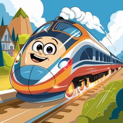 Choo-Choo Adventures Train Vissle