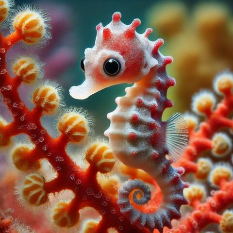 El Caballito de Mar Pigmeo (Educacional) [Hippocampus bargibanti]