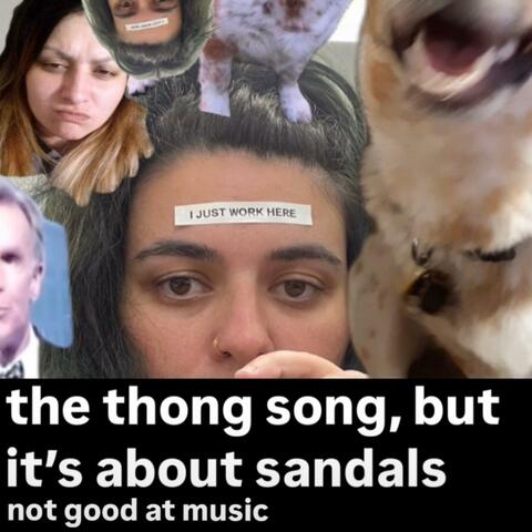 The Thong Song, But It's About Sandals