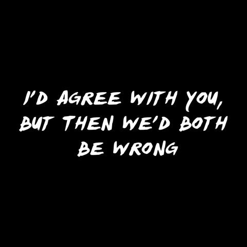 I'd Agree With You, But Then We'd Both Be Wrong (Single Mix)