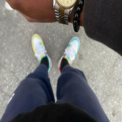 Outside