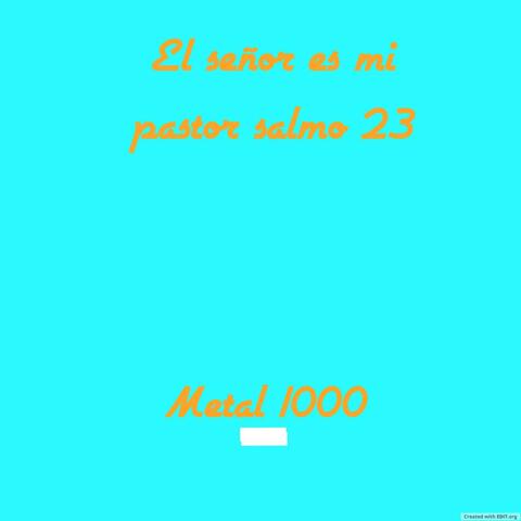 El Sr Es mi pastor