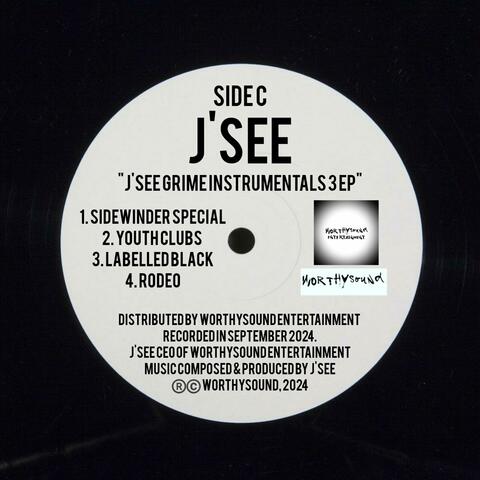J'See Grime Instrumentals 3 EP
