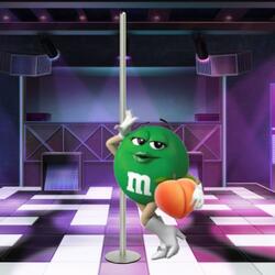 Green M&M