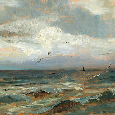 at sea