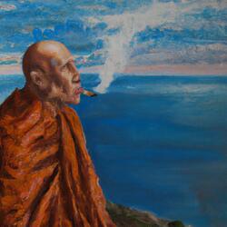 Smoking with a Daoist